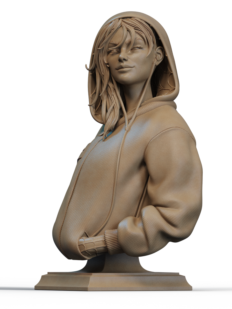 Spider Gwen - Ghost Spider Resin Bust - view 1