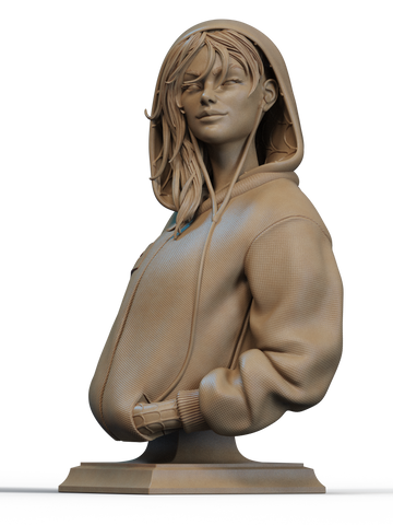 Spider Gwen - Ghost Spider Resin Bust - view 1