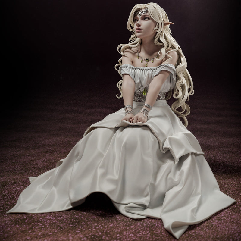 Elf Princess Resin Statue - view 3