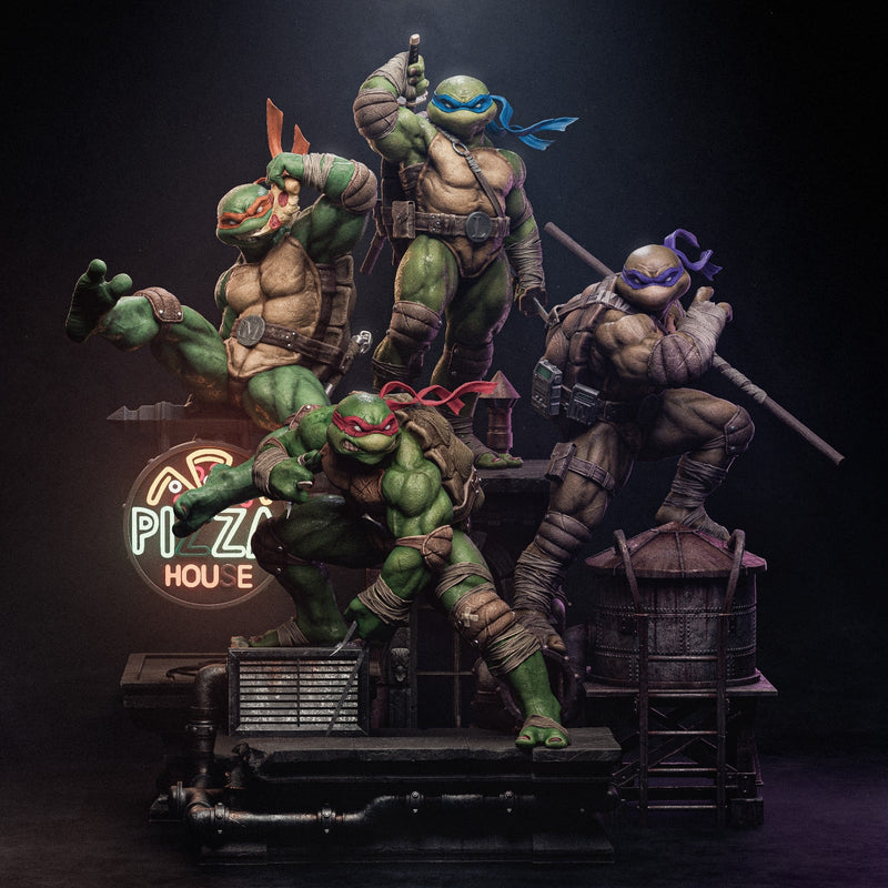 TMNT Resin Statue - view 4