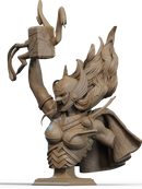 Lady Thor Resin Bust - view 2