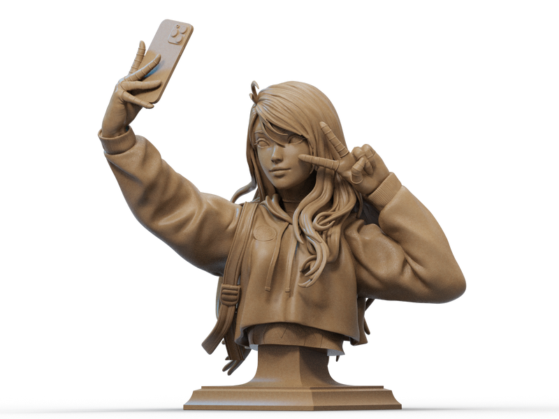 Spidergirl Resin Bust - view 2