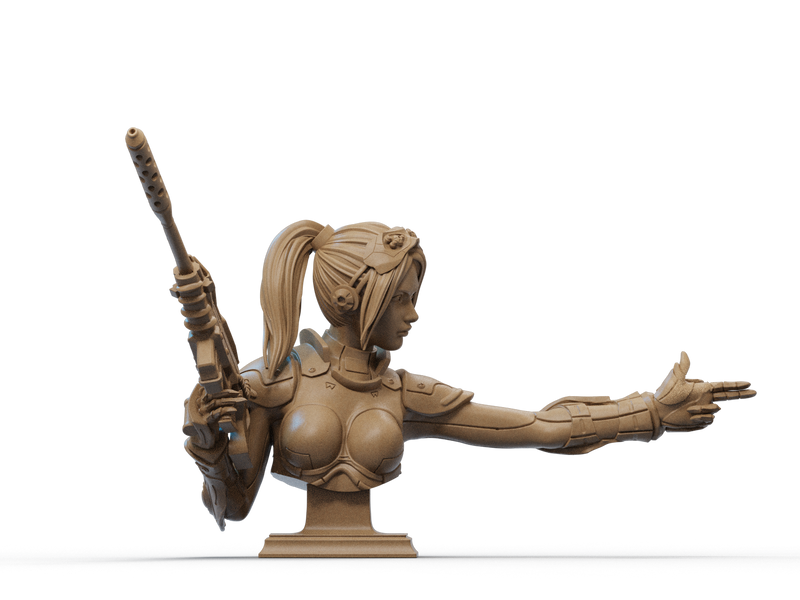 Nova Resin Bust - view 4