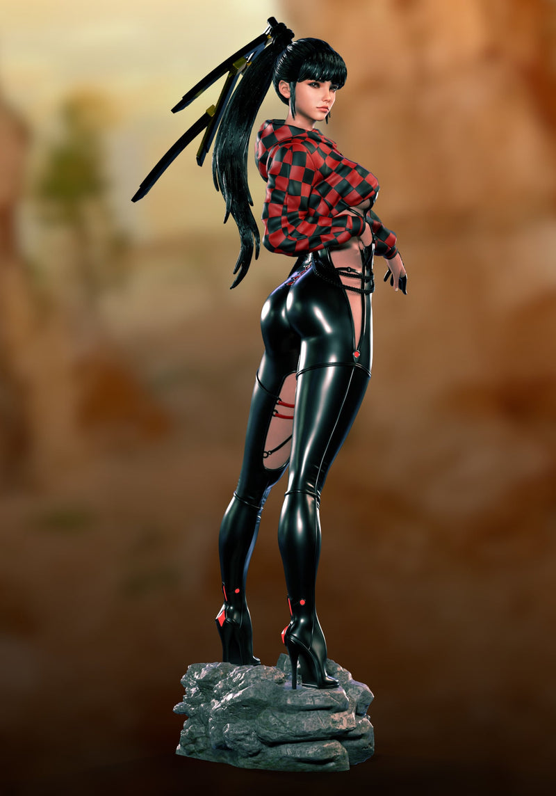 Eve Racer's High Suit Resin Statue - view 1