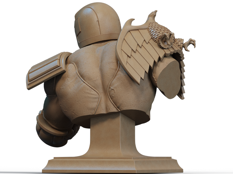 Judge Dredd Resin Bust - view 3
