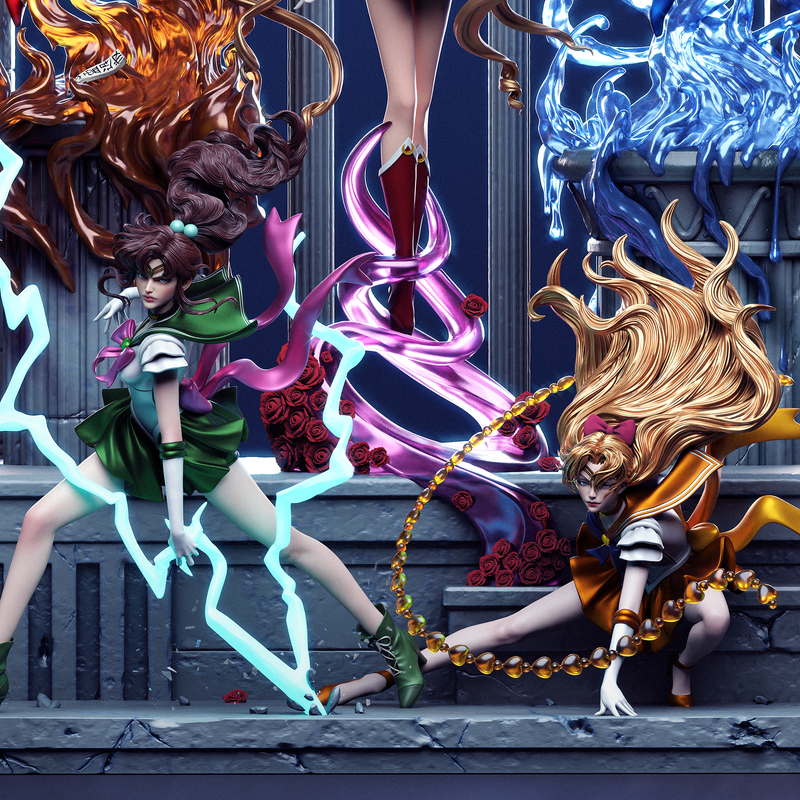 Sailor Moon Resin Diorama - view 5