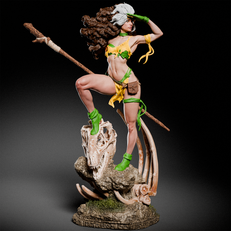 Savage Land Rogue Resin Statue - view 2
