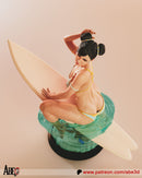 Chun-Li Surf Resin Statue - view 8