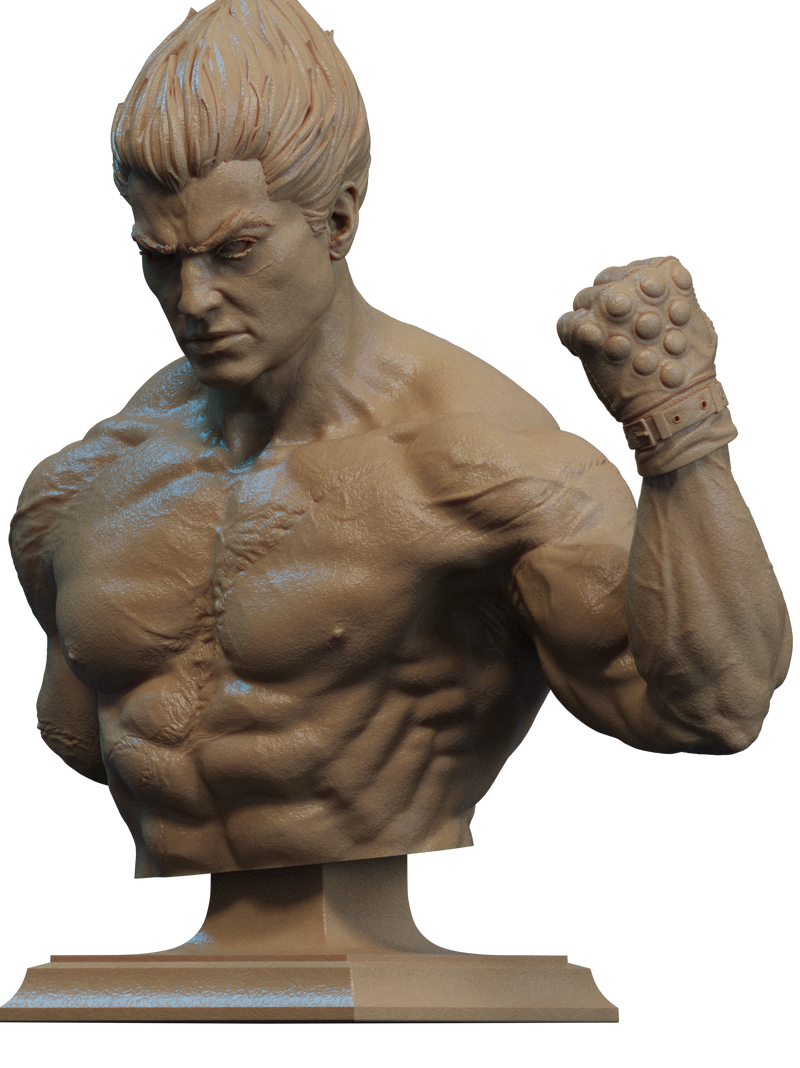 Kazuya Resin Bust - view 1