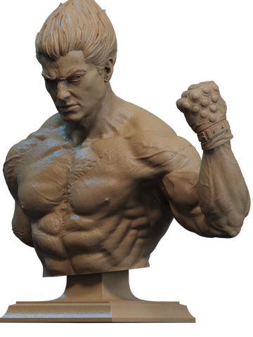Kazuya Resin Bust - view 1