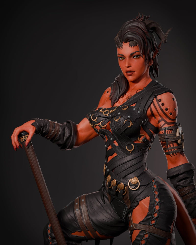 Karlach Resin Statue - view 4