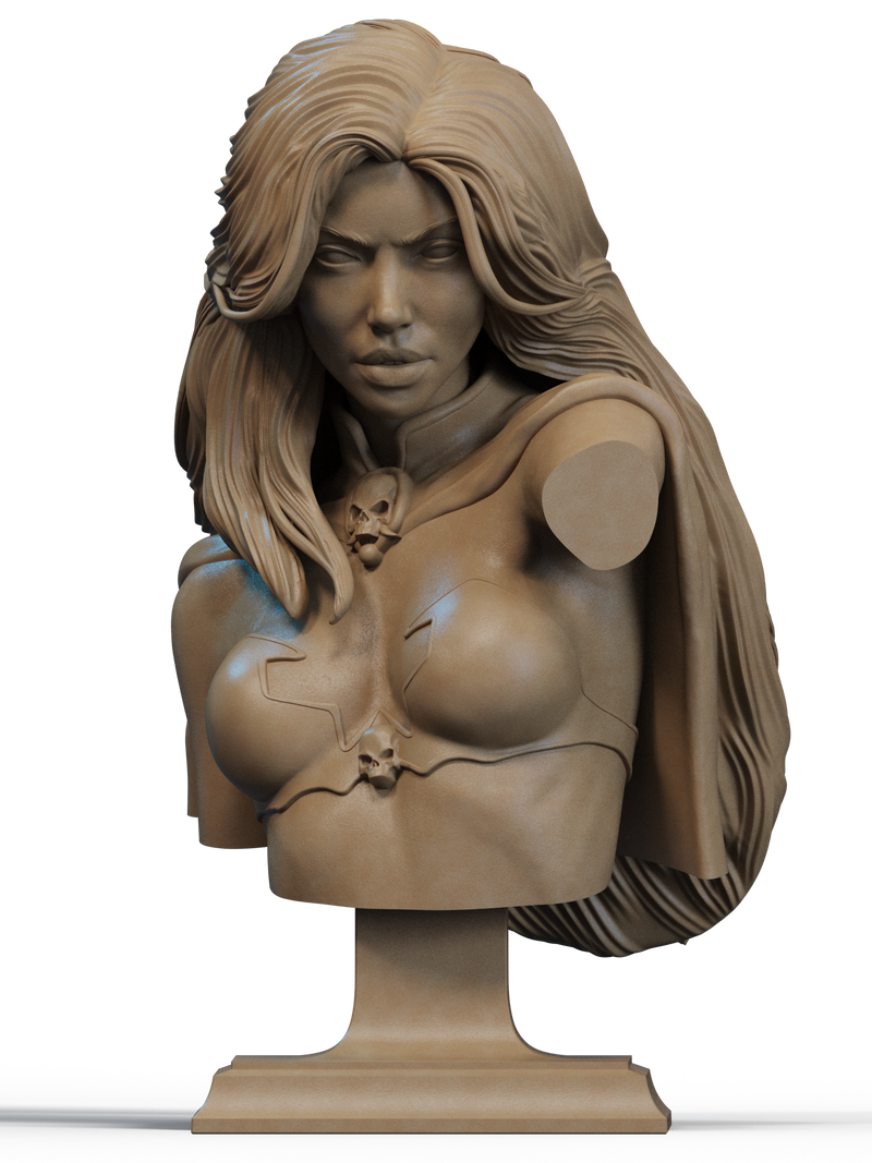 Death Princess Resin Bust - view 1