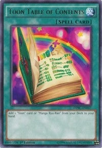 Toon Table of Contents (DPBC-EN047) [DPBC]