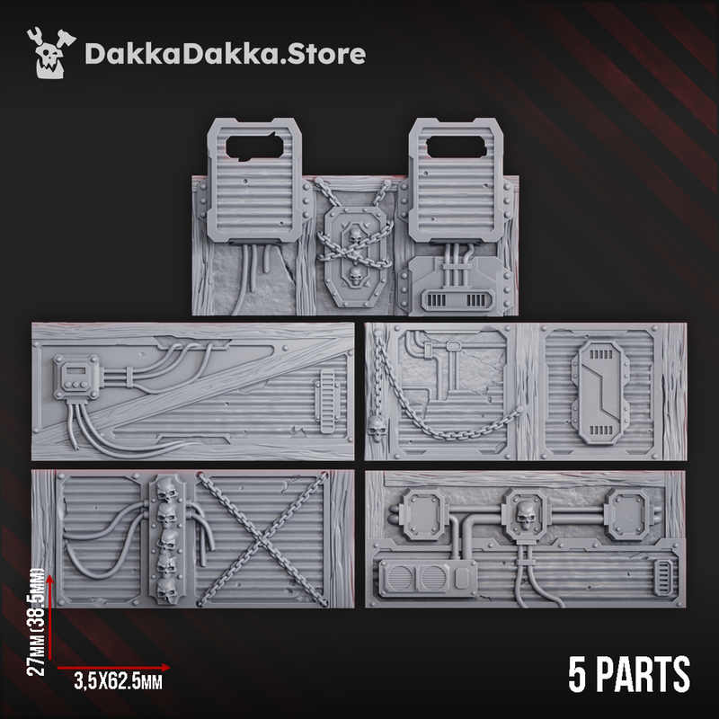 NexusBlock Sci-fi Trench Walls (vol. 1) by DakkaDakka - image 2
