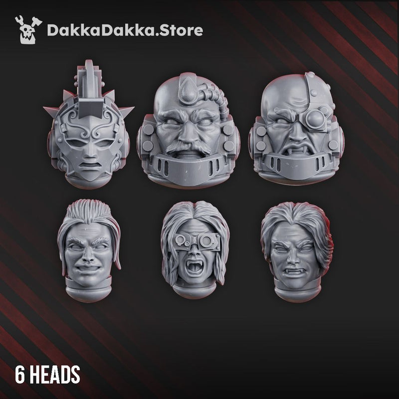 Crimson Wings Hero Heads Set by DakkaDakka - image 2