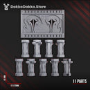 Low Temple Walls (+Columns) (Sinbound Temple) by DakkaDakka - image 3