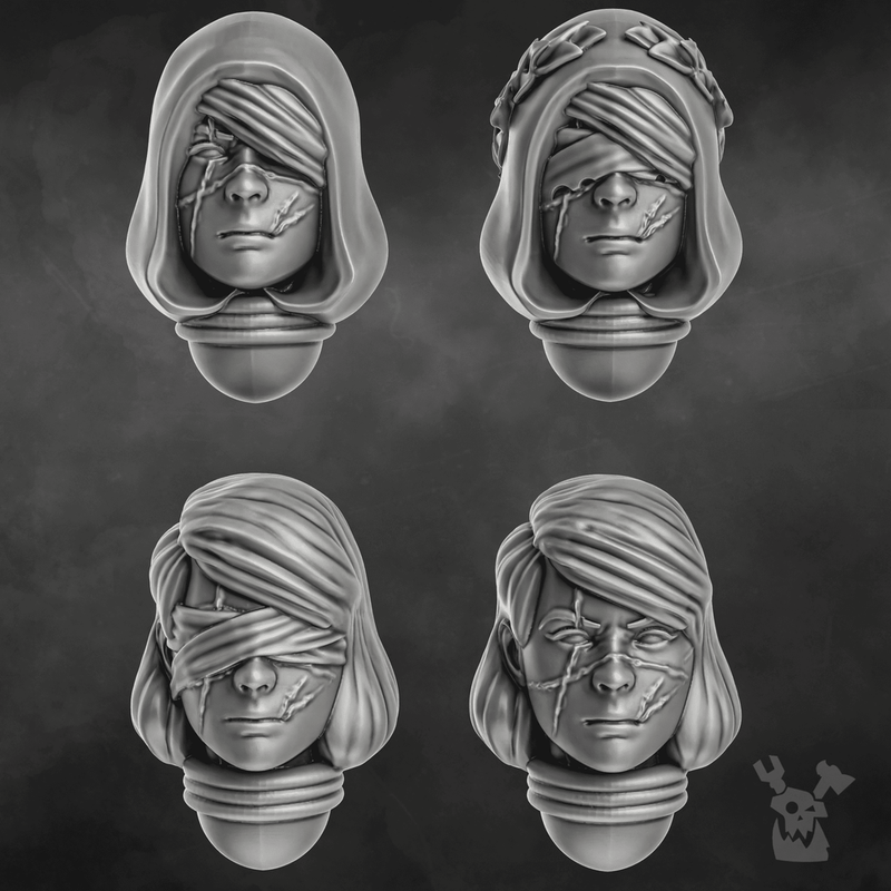 War Sister Heads "Holy Elizabeth" Bits Set by DakkaDakka - image 3