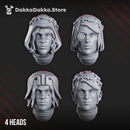 War Sisters Head Bits "Bloody Rose" Set x4 by DakkaDakka - image 3