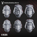 War Sisters Head Bits "Bloody Rose 2" Helmet Set x6 by DakkaDakka - image 3