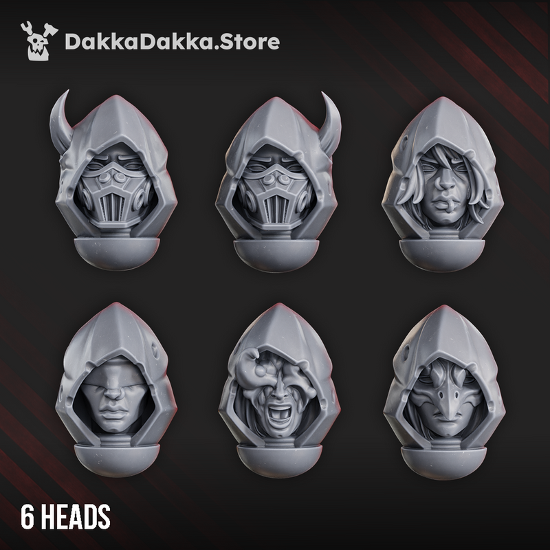 Blightshield Witches Heads Set x6 by DakkaDakka - image 3