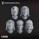 Battle Sisters Poenitentiam Head Bits Set x5 by DakkaDakka - image 3