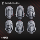 Angels of War & Battle Sisters Heads Set x6 by DakkaDakka - image 3