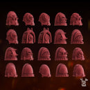 Fire Preachers Shoulder Pads Set x20 by DakkaDakka - image 3