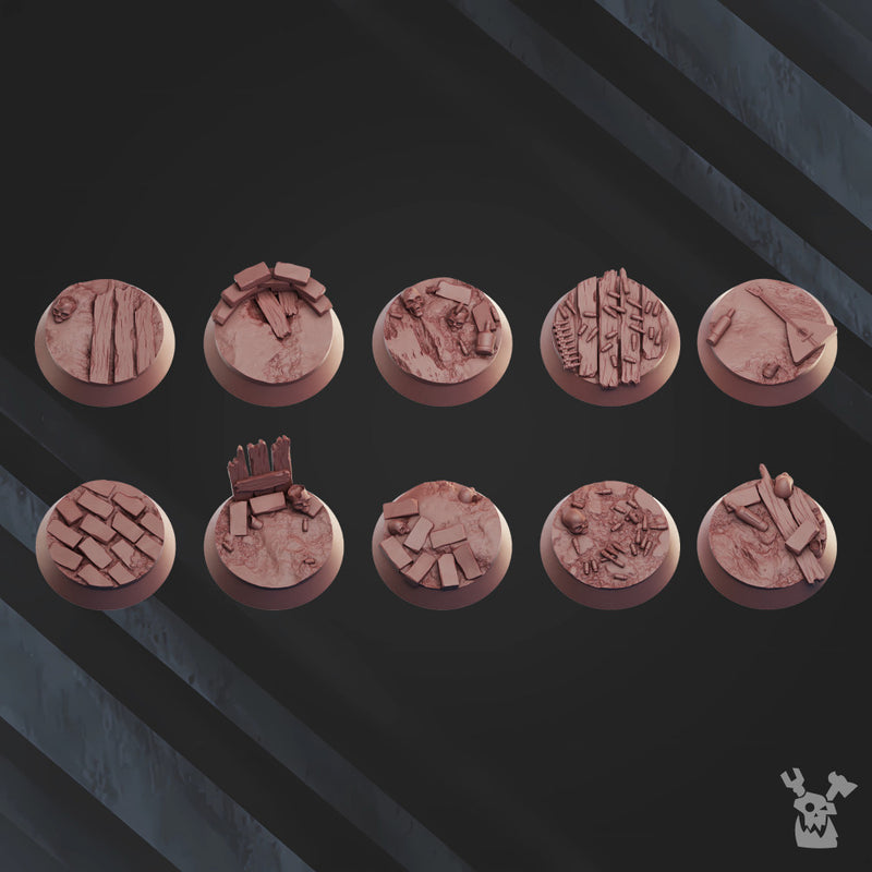 Frostborn Division Bases Set x10 (25 mm) by DakkaDakka - image 3