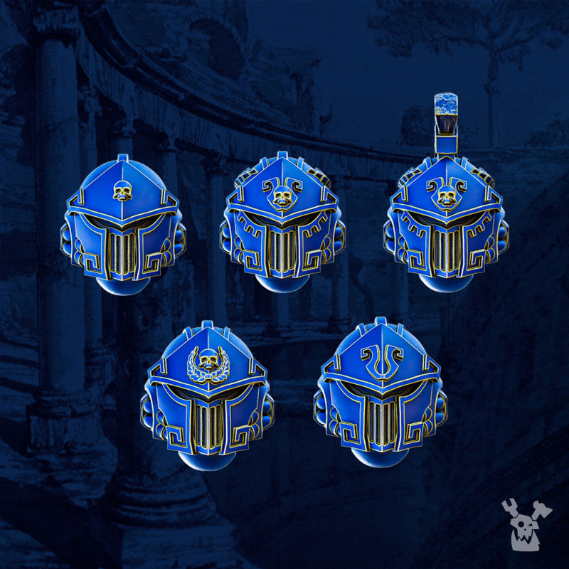 Impetum Alis Heads Set x5 - Space Bits of Legio Prima Victrix by DakkaDakka - image 2