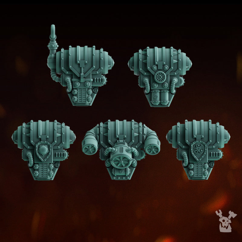 Lunar Knights Backpacks Set x5 by DakkaDakka - image 2