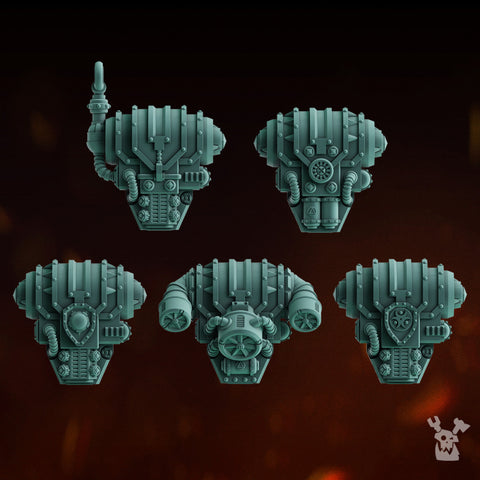 Lunar Knights Backpacks Set x5 by DakkaDakka - image 1