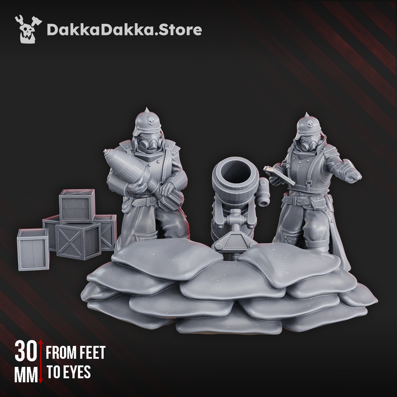 2nd Death Division Heavy Weapons Mortar Team by DakkaDakka - image 3