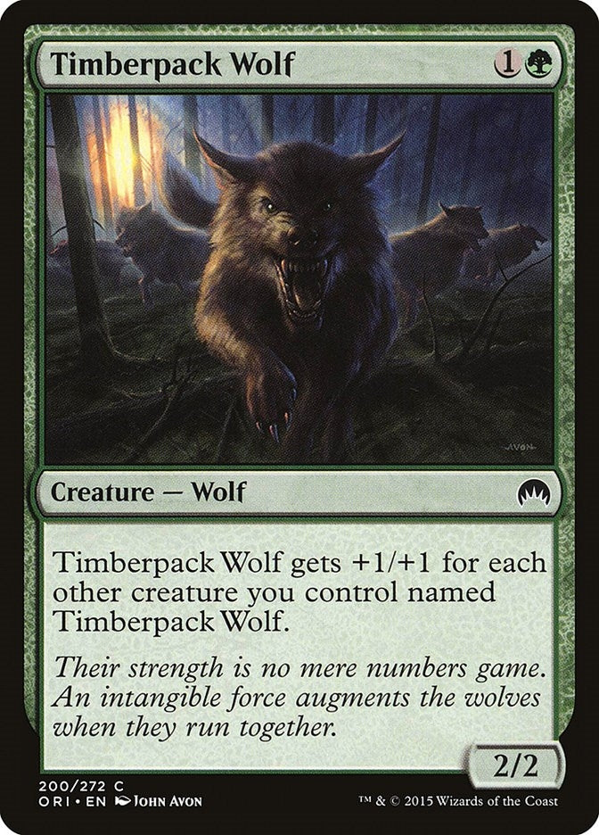 Timberpack Wolf (200) [Magic Origins]