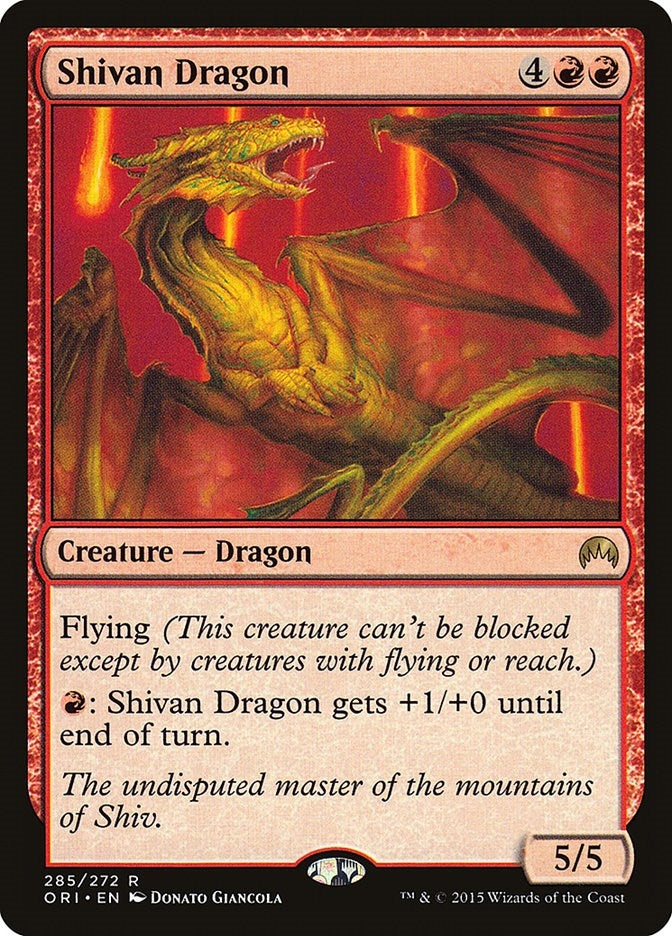 Shivan Dragon (285) [ORI]
