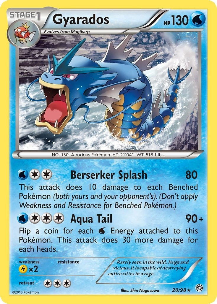 Gyarados 20 (20/98) [AOR]