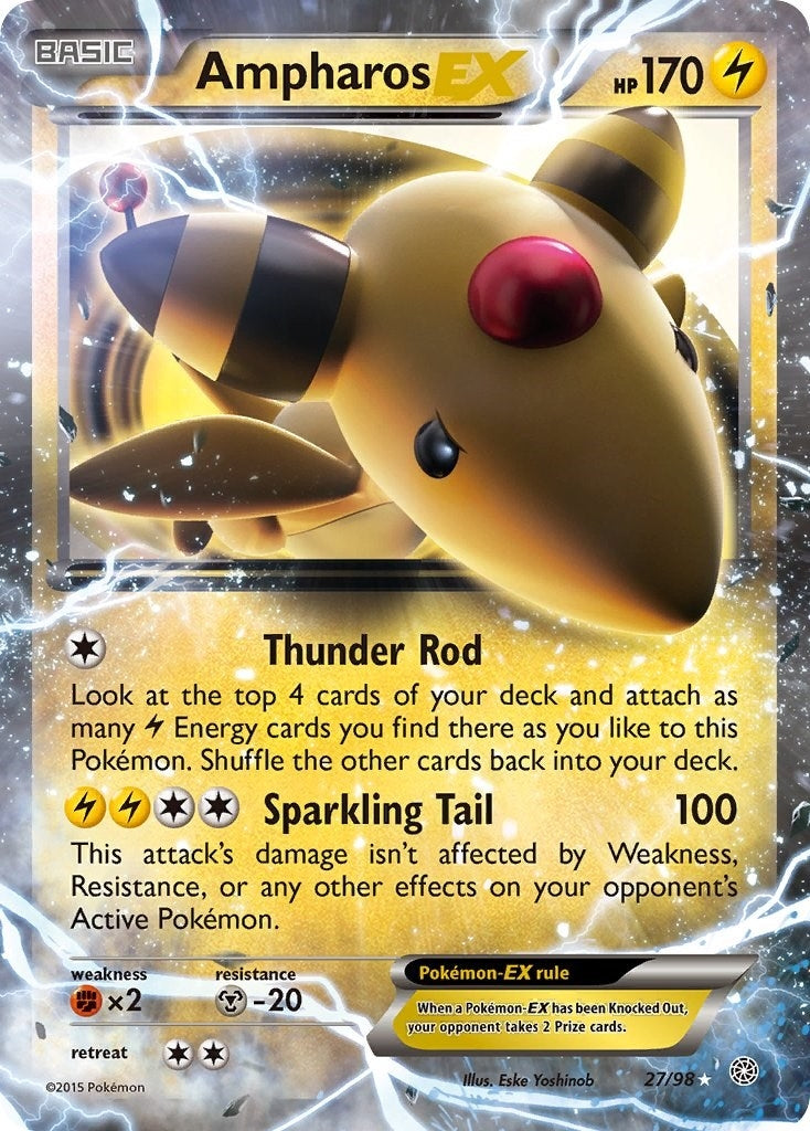 Ampharos EX (27/98) [AOR]