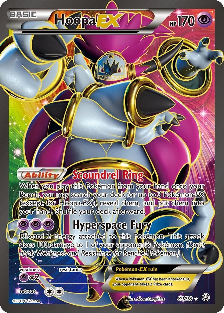 Hoopa EX 89 Full Art (89/98) [AOR]