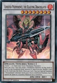Ignister Prominence the Blasting Dracoslayer (CORE-EN050) [CORE]