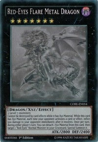 Red Eyes Flare Metal Dragon Ghost Rare (CORE-EN054) [CORE]