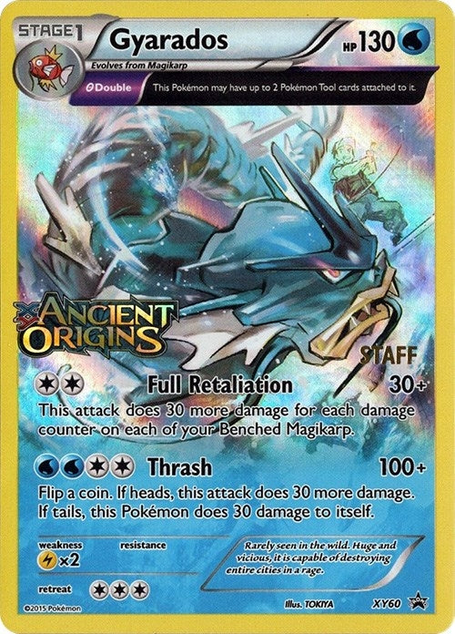 Gyarados XY60 Prerelease Staff (XY60) [PR]