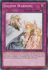 Solemn Warning (SDSE-EN039) [SDSE]