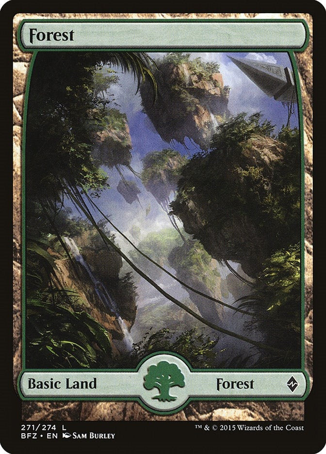 Forest 271 Full Art (271) [BFZ]