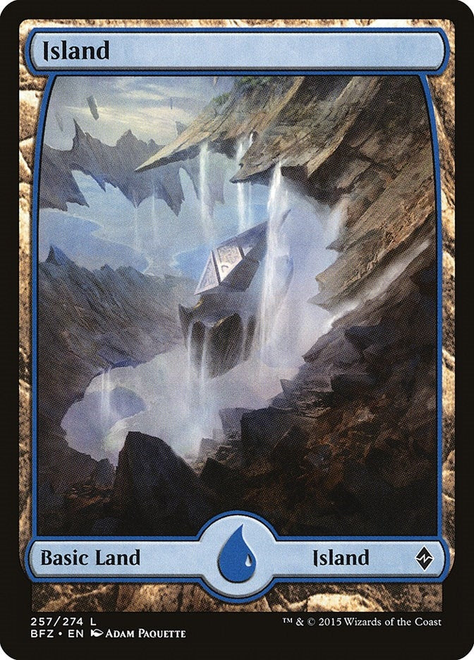 Island 257 Full Art (257) [BFZ]