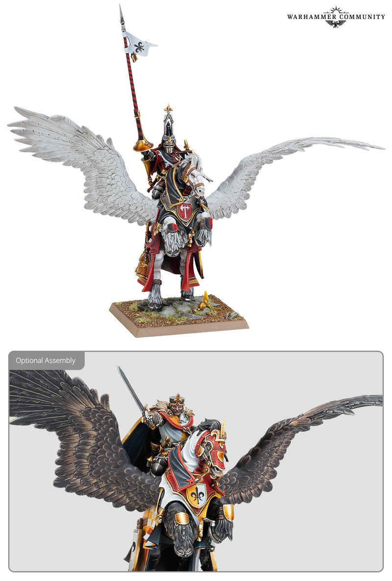 Warhammer Old World: Kingdom of Bretonnia - Lord on Royal Pegasus