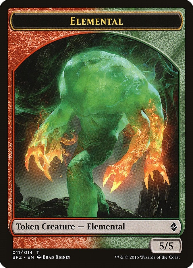 Elemental Token 011 (11) [BFZ]