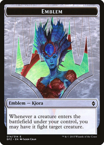 Emblem Kiora Master of the Depths (14) [BFZ]