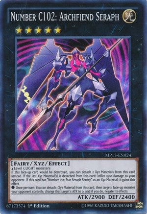 Number C102 Archfiend Seraph (MP15-EN024) [MP15]