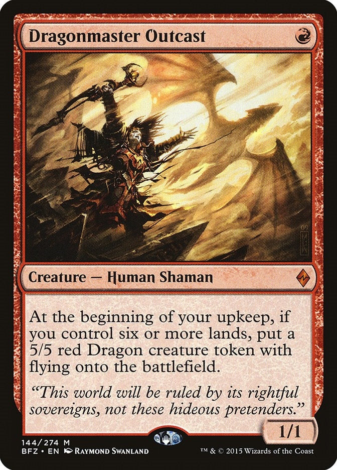 Dragonmaster Outcast (144) [BFZ]