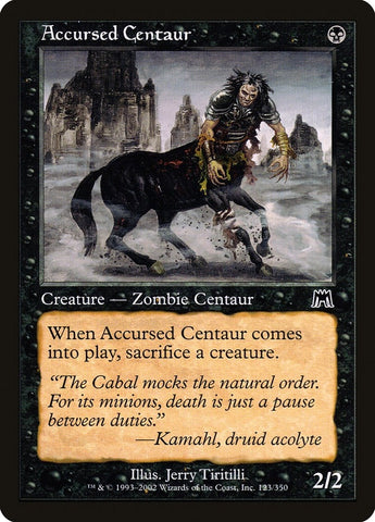 Accursed Centaur (123) [ONS]