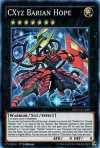 CXyz Barian Hope (MP15-EN189) [MP15]
